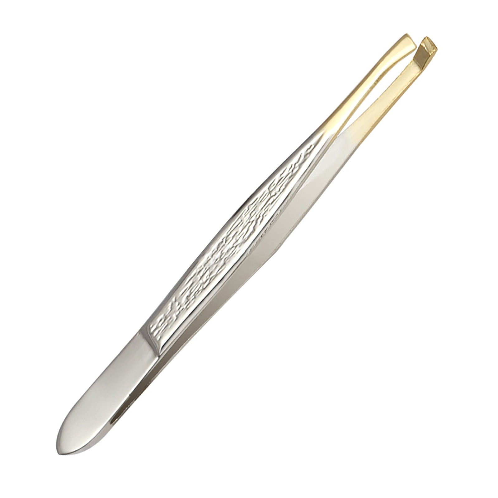 LIANGP Professional Stainless Steel Slant Tweezers Best Precision Tweezers Set for Shaping Eyebrows Great Beauty Tools for Facial Hair, Ingrown Hair Blackhead Removal
